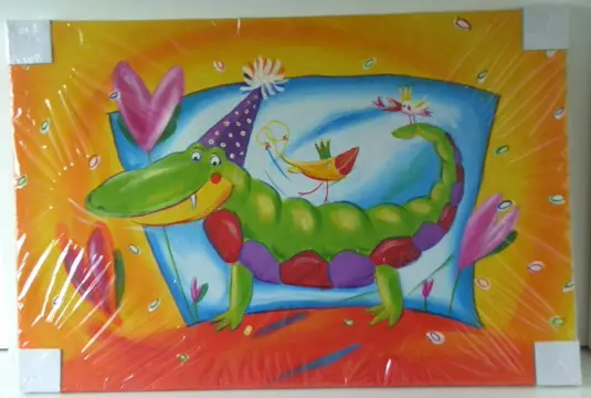 KINDER SCHILDERIJ COLLECTIE 2 STUKS VOOR ZACHT PRIJSJE!