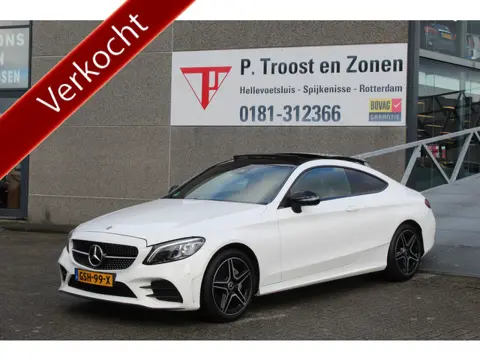 Mercedes-Benz C-Klasse Coupé 200 AMG Line Night Edition NIEUW MODEL Automaat Panoramadak/Sfeerverlic