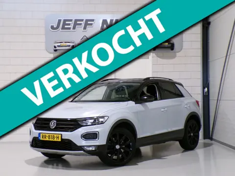Volkswagen T-Roc 1.0 TSI Style "Origineel NL!" Schuifdak Full-LED Virtual Trekhaak Black-Edition Par