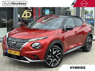 Nissan Juke Hybrid 143 N-Design | AUTOMAAT | TWO-TONE | NAVIGATIE | CAMERA | TREKHAAK |