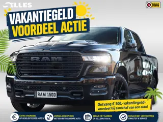 Dodge Ram 1500 2025 3.0L HURRICANE LARAMIE Night | BPM VRIJ | NIEUW | LPG | Deksel  | Panoramadak
