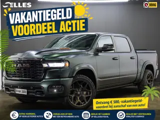 Dodge Ram 1500 2025 3.0L HURRICANE LARAMIE Night Premium | BPM VRIJ | NIEUW | Panoramadak | Luchtver