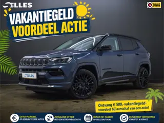 Jeep Compass 4xe 240 Plug-in Hybrid Electric S | SOH Hybrid Battery 97.3 % | Lederen bekleding | Cam