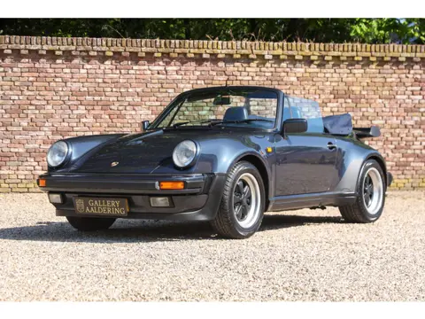 Porsche 930 Turbo Cabriolet "Newly delivered in Germany" The options sticker says “well-equipped wit