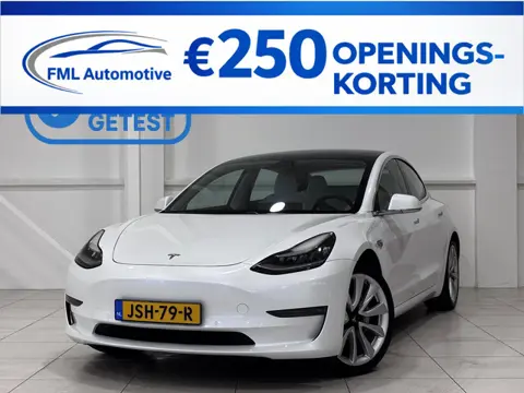 Tesla Model 3 Long Range AWD 75 kWh | Wit leder | Trekhaak | SOH 87% |