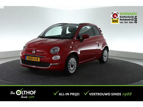 Fiat 500C 1.0 Hybrid RED | CABRIO | CARPLAY | CLIMATE CONTROL |
