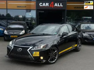 Lexus IS 250 CAMERA/NAVI/PDC/LMVELGEN/APK 15-1-2027/STLVRM/ZWARTE HEMEL