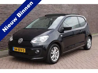 Volkswagen up! 1.0 high up! BlueMotion, zwart, half leder, panoramadak. prachtige auto!