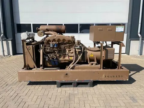 Renault Leroy Somer 100 kVA generatorset ex Emergency 66,1 hours