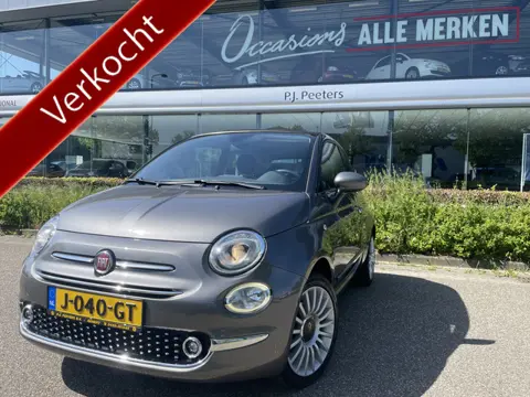 Fiat 500C 1.2 Lounge Airco - Parkeersensor achter - Open dak - Navigatie - Bluetooth - Licht metalen