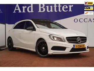 Mercedes-Benz A-klasse 180 Ambition AMG+Led+Navigatie+Pano-dak+Leder+18"lmv = SUPER PRIJS !!
