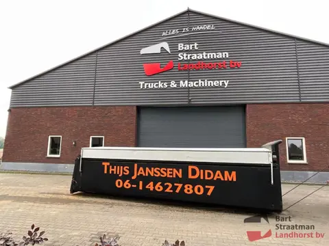 Vossebelt kabelcontainer 18.5m³ geisoleerd met aluminium milieukleppen. BS2039
