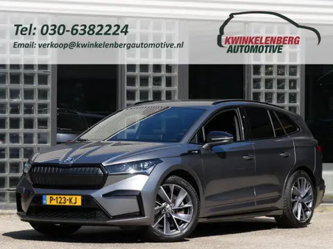 Skoda Enyaq iV 80 SPORTLINE/ TREKHAAK/ WARMTEPOMP/ MATRIX LED/ SOH 96%