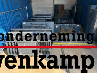Knikmops 90/100/130 diverse gebruikte hulpstukken