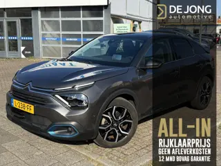 Citroen Ë-C4 Shine 50 kWh ALL-INRIJKLAARPRIJS/Navi/Camera/Glazen panoramadak/Open dak