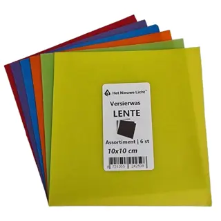 Assortiment Versierwas LENTE – 10x10 cm