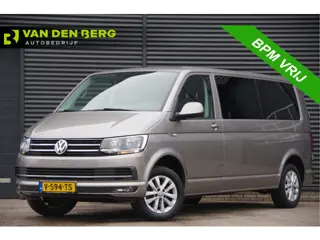 Volkswagen Transporter 2.0 TDI L2H1 DC-5P, 150PK AUT. NAP! TREKHAAK, CARPLAY, NAVI, CRUISE, LEDER ST