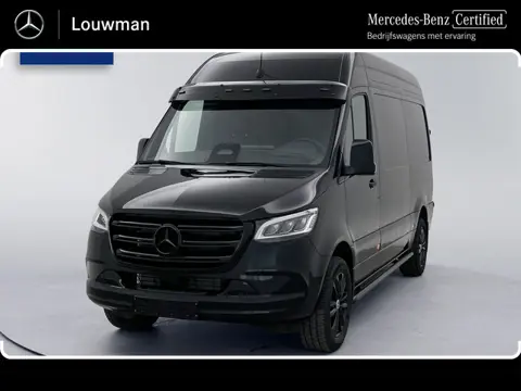 Mercedes-Benz Sprinter 319 1.9 CDI L2H2 30 Jahre Edition Leder Vanstep Full black Zonneklep met Led 