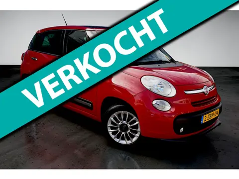 Fiat 500 L 0.9 TwinAir Lounge, Panorama, Super onderhouden, Trekhaak, Lichtmetalen Velgen, Luxe uitv