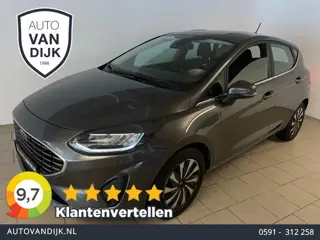Ford Fiesta 1.0 EcoBoost Hybrid Titanium AIRCO NAVI CRUISE BLUETOOTH APPLE CARPLAY PDC CHROOM ZEER N