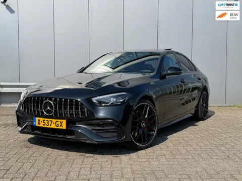 Mercedes-Benz C-klasse 300-e AMG Line | Panoramadak | Luchtvering | Adaptieve Cruise Control | 360 C