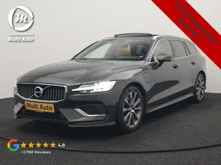 Volvo V60 T8 Twin Engine AWD Inscription PHEV 390pk | Panodak | Lederen Sportstoelen & Stuur Verwarm