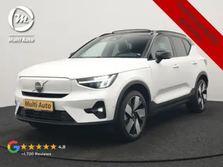 Volvo XC40 Recharge Twin Ultimate 78 kWh 408pk Dealer O.H. | Trekhaak Af Fabriek | Panodak | 360 Cam