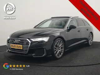 Audi A6 Avant 50 TFSI e Quattro 2x S Line PHEV 300pk Dealer O.H. | Trekhaak Af Fabriek | Panodak | H