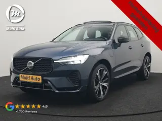 Volvo XC60 T6 AWD Plus Dark PHEV 350pk Dealer O.H. | Trekhaak Af Fabriek | Panodak | 360 Camera | Ad