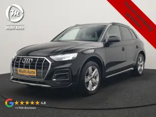 Audi Q5 50 TFSI e S Line FACELIFT PHEV 300pk Dealer O.H. | Luchtvering | Adaptive Cruise | Matrix Le