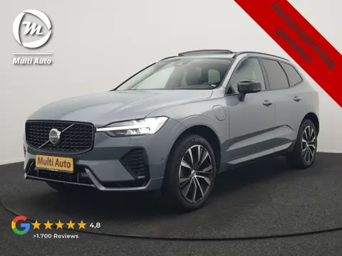 Volvo XC60 T6 AWD Plus Dark PHEV 350pk Dealer O.H. | Trekhaak Af Fabriek | Panodak | 360 Camera | Ad
