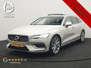Volvo V60 T6 Recharge AWD Inscription PHEV Long Range 350pk Dealer O.H | Trekhaak Af Fabriek | Panod