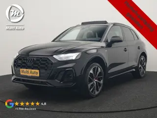 Audi Q5 50 TFSI e S Line PHEV 300pk Dealer O.H. | Trekhaak Af Fabriek | Panodak | 360 Camera | Adapt