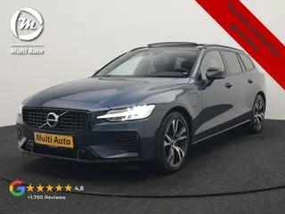 Volvo V60 T6 Recharge AWD R-Design PHEV 340pk Dealer O.H | Trekhaak Af Fabriek | Panodak | Harman / 