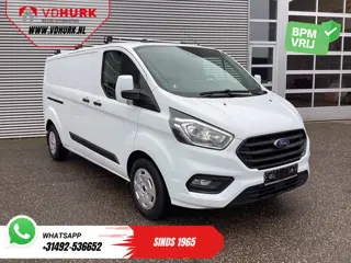 Ford Transit Custom 2.0 TDCI 130 pk Aut. L2 Carplay/ Stoelverw./ Navi/ Airco/ Cruise/ PDC/ DAB/ Trek