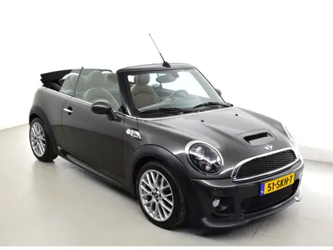 MINI Cabrio 1.6 Cooper S JCW Nieuwstaat -Soft Leder -Windscherm, Harman Kardon, bi Xenon adaptive ko