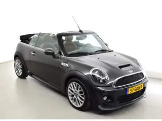 MINI Cabrio 1.6 Cooper S JCW Nieuwstaat -Soft Leder -Windscherm, Harman Kardon, bi Xenon adaptive ko