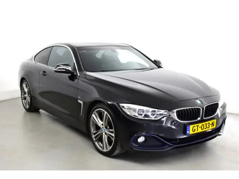 BMW 4 Serie Coupé Sportline 420i High Exec - 2e eig-LEDER-NAVIPROF-M-Stuur - org. NL auto 19" breeds