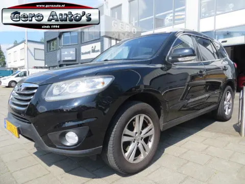 Hyundai Santa Fe 2.4i CVVT Dynamic 7 pers. leder ,airco ecc ,trekhaak.7 persoons