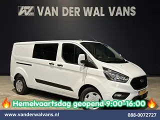 Ford Transit Custom 2.0 TDCI 131pk L2H1 Dubbele Cabine Euro6 Airco | 6-Zits | Navigatie | LED | Appl