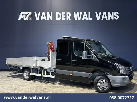 Volkswagen Crafter 2.0TDI 164pk Open Laadbak Dubbel Lucht 7 persoons Dubbele Cabine Euro6 Kraan, Tre
