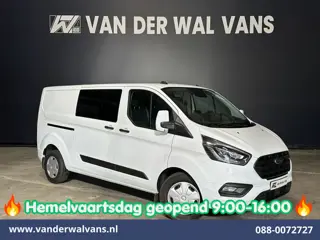 Ford Transit Custom 2.0 TDCI 131pk Automaat L2H1 Dubbele Cabine Euro6 Airco | 6-Zits | Camera | Navi