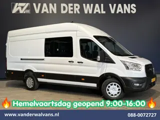 Ford Transit 2.0 TDCI 170pk L4H3 Dubbele Cabine Euro6 Airco | 6-zits | Camera | LED | Apple Carplay 