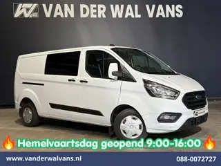 Ford Transit Custom 2.0 TDCI 130pk L2H1 Dubbele Cabine Euro6 Airco | 6-Zits | Camera | Apple Carplay