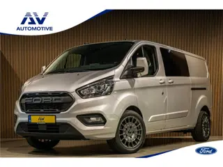 Ford Transit Custom 300 2.0 TDCI 170 PK L2H1 Limited DC | Dubbel cabine | Lederen bekleding | 6-Zitt