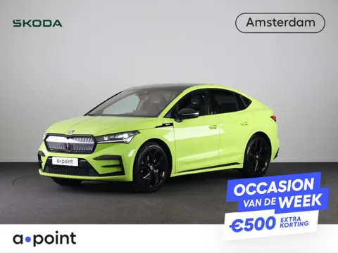Skoda Enyaq Coupé iV 80 RS 299pk | SoH 93% | Panoramadak | Elektrisch verstelbare stoelen met geheug