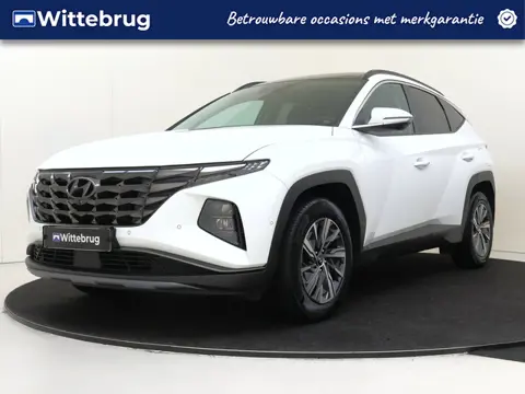 Hyundai Tucson 1.6 T-GDI HEV Premium Sky LEDER | OPEN DAK | COMPLETE UITVOERING!