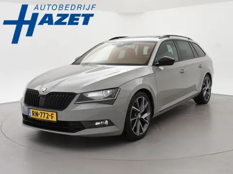 Skoda Superb Combi 1.4 TSI ACT 150 PK SPORTLINE DSG AUT. *STEEL GREY* + WEGKL. TREKHAAK | PANORAMA |