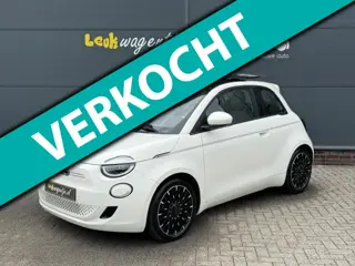 Fiat 500 e Icon 42 kWh *schuifdak *camera *carplay *17 inch