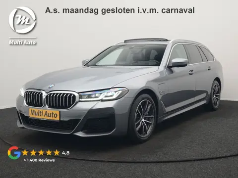 BMW 5 Serie Touring 530e xDrive M Sport Plug In Hybrid 293pk Dealer O.H. PHEV | Panodak | Head Up | 